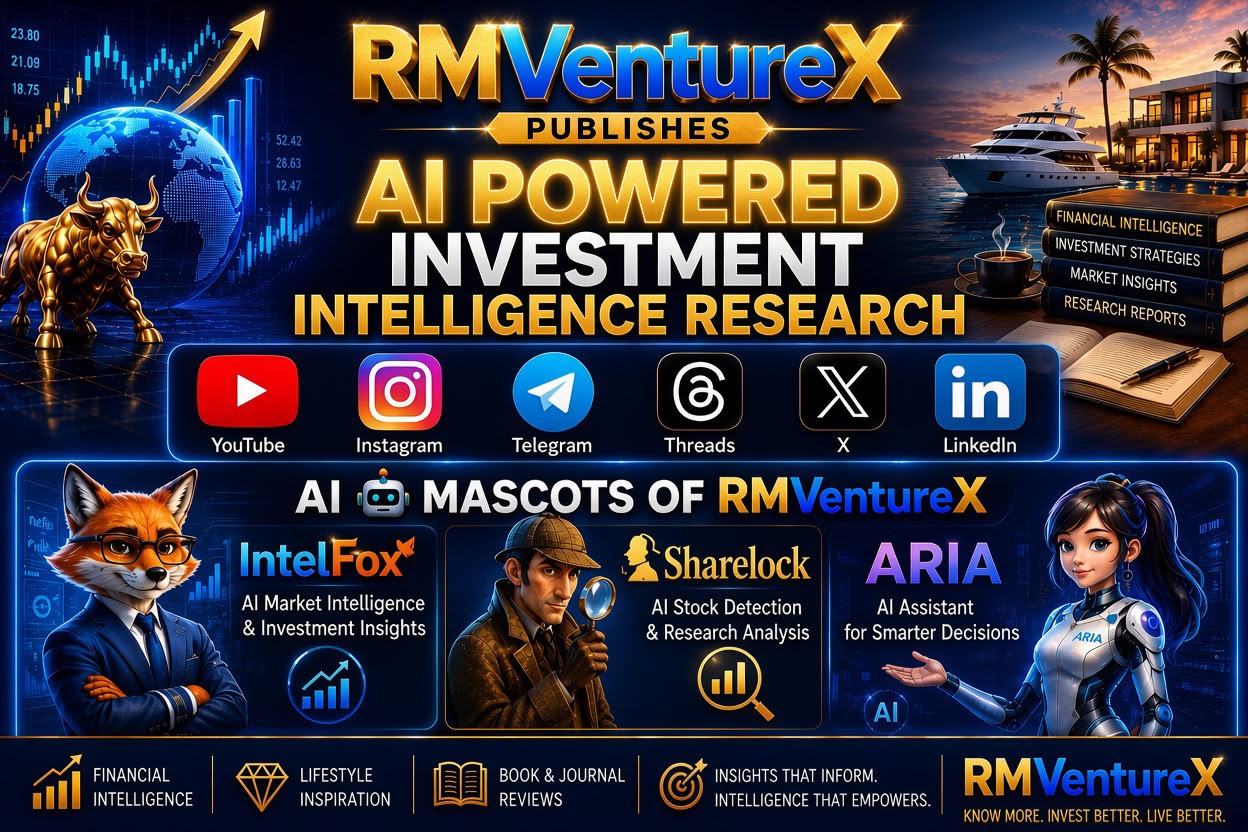 RMVentureX — AI Powered Investment Intelligence & Research. Follow us on YouTube, Instagram, Telegram, Threads, X and LinkedIn.